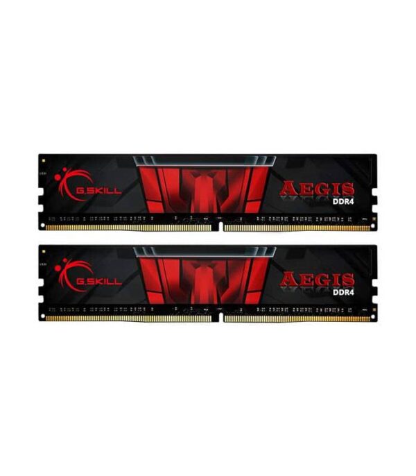 رم کامپیوتر DDR4 دو کاناله 3200 مگاهرتز CL16 جی اسکیل مدل Aegis ظرفیت (2×8)16 گیگابایت